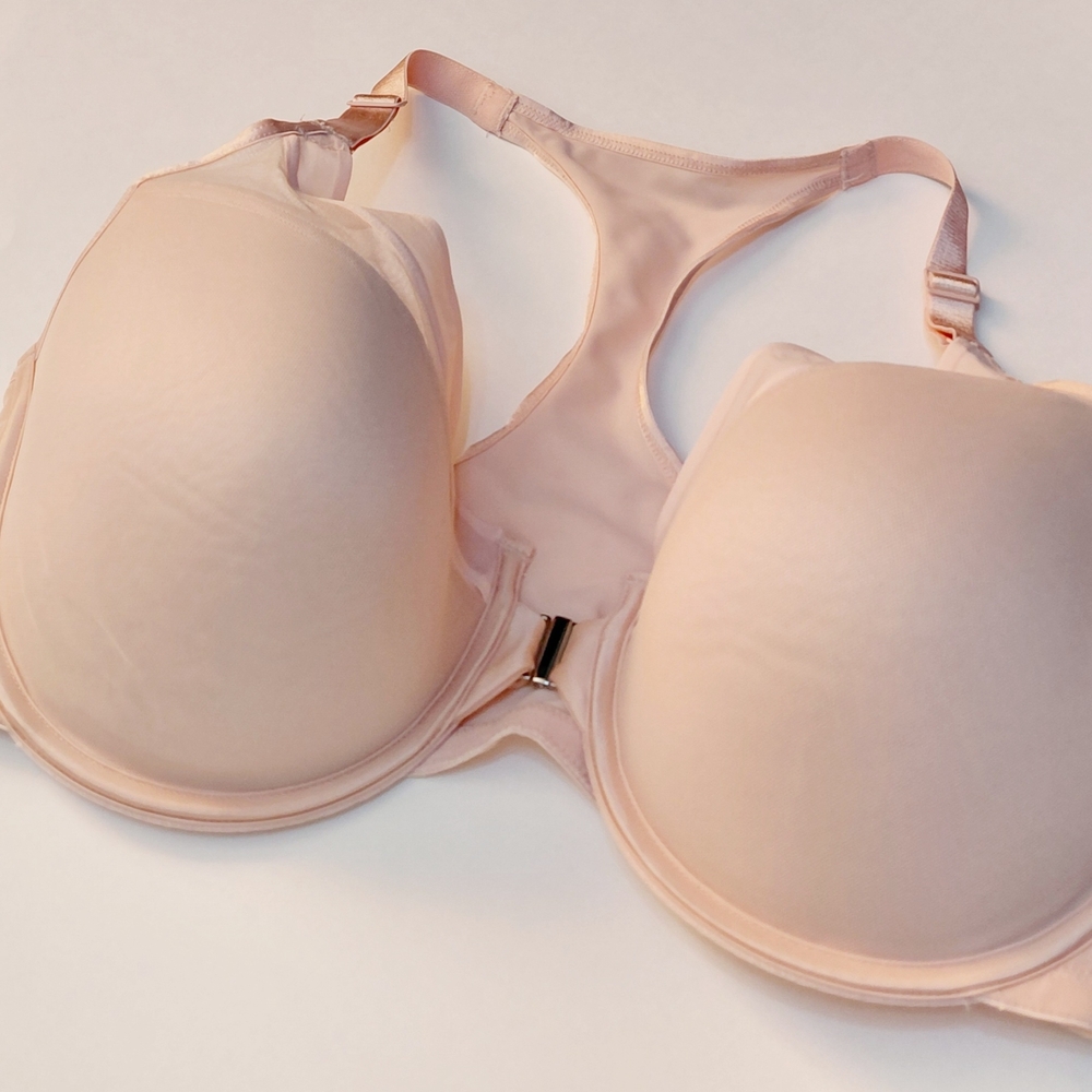 Curvy Couture Blush/Nude Racerback T-Shirt Bra